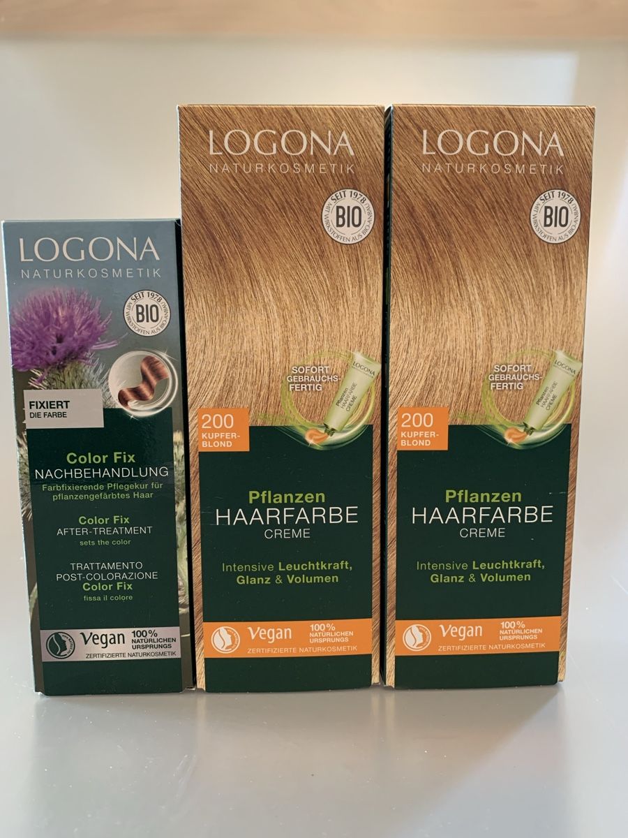 Tinte: Logona Haarfarbe und Color Fix – Nuovo e nell'imballaggio originale da Männedorf venduto da palladio