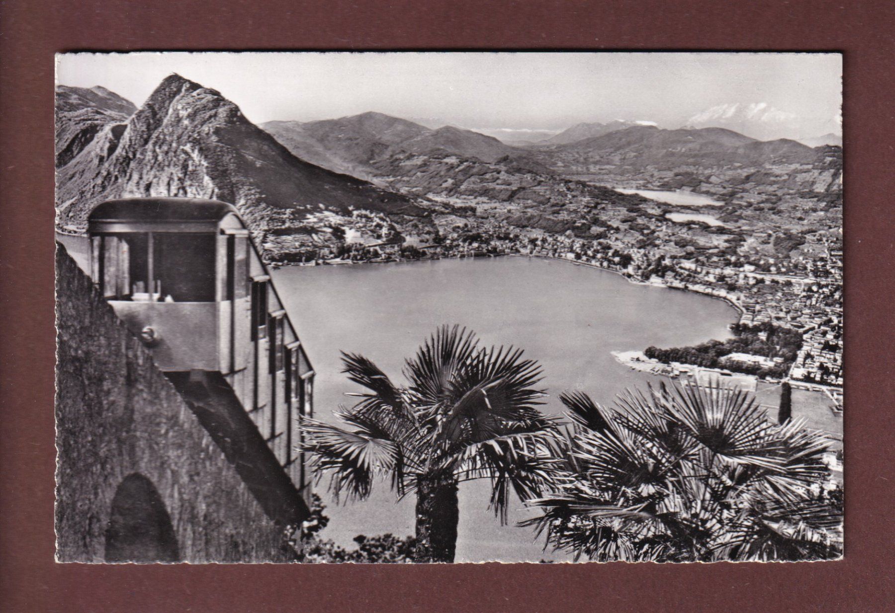 Ansichtskarten: LUGANO - Funicolare Monte Brè – Gebraucht aus Pully von nicecards-shop
