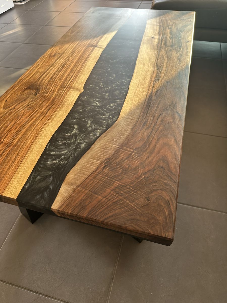 Tische: Couchtisch Nussbaum Epoxidharz – Neu (gemäss Beschreibung) aus Oftringen von zeki05 7
