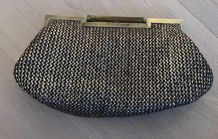 Elegante Vintage-Handtasche, goldfarben💫