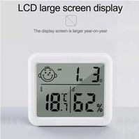 Uhr Digital Thermometer Hygrometer Feuchtigkeit messgerät