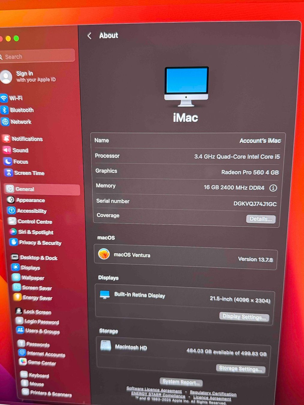Apple PCs: Apple iMac 21.5" 2017 – Gebraucht aus Zürich von tes_bnf2 4
