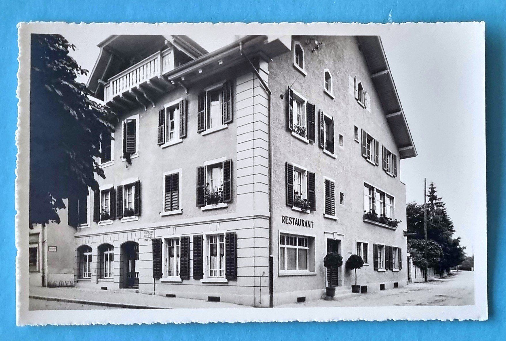 Cartoline postali: Büren an der Aare - Restaurant zur Post – Usato da Rothrist venduto da RROENK
