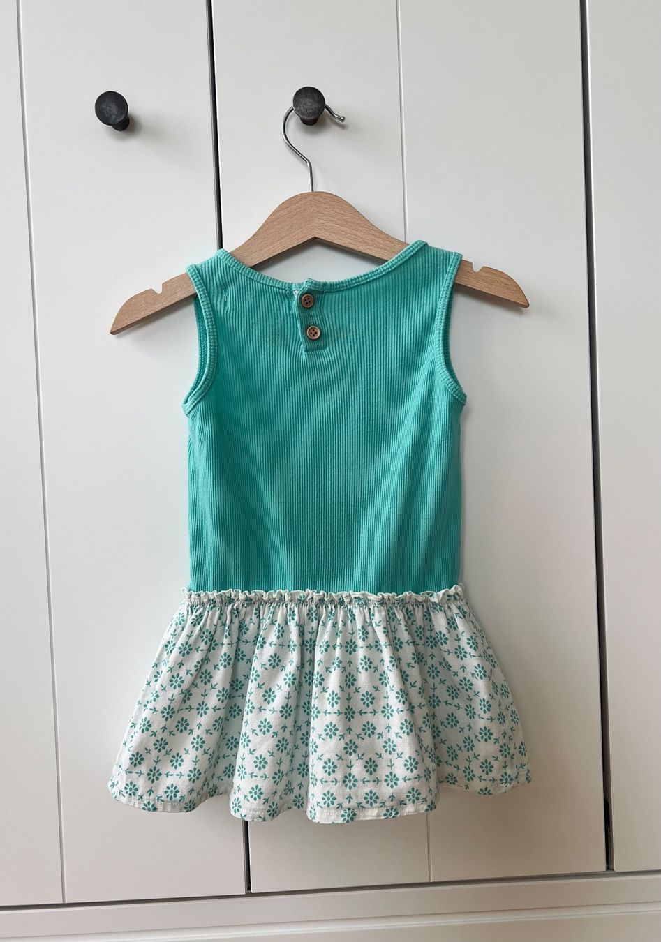 Zara Vestiti & Gonne: Zara, Kleid, 80, Grün, Blumen – Usato da Burgdorf venduto da rulan 2