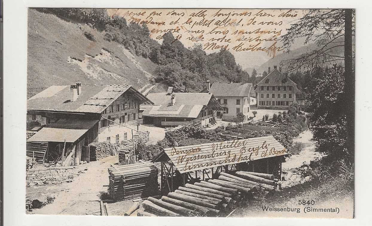 Cartoline postali: Weissenburg, 1915 – Usato da Spiez venduto da Niesen20