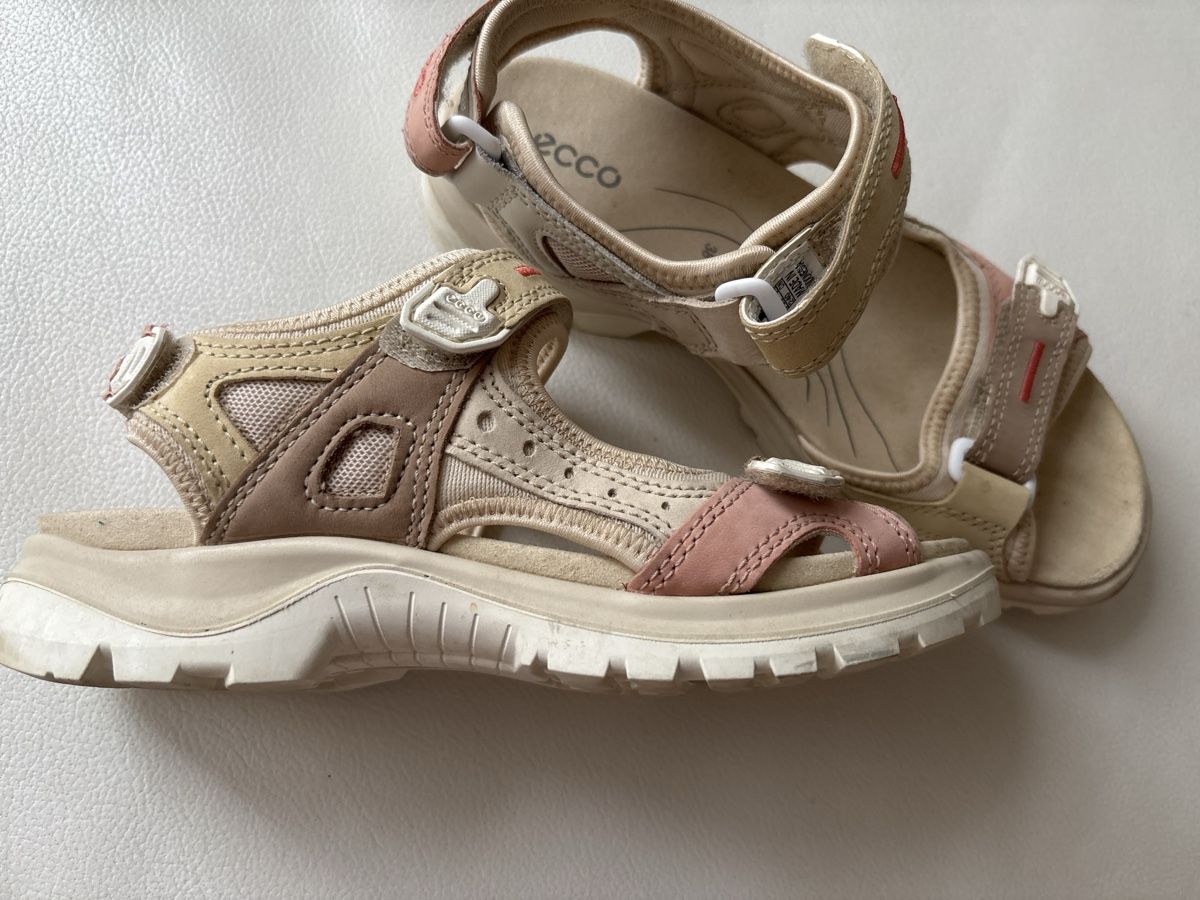 Ecco Damenschuhe: Ecco Sandalen  Gr. 38  – Gebraucht aus langenthal von rundholz7 6