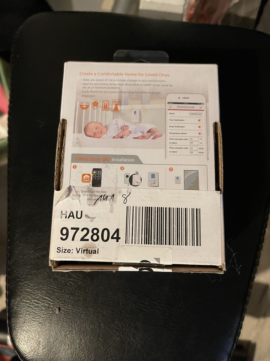 Sonstiges für Haushalt & Wohnen: Edimax Temperatur und Humidity Sensor WS-2003P – Neu (gemäss Beschreibung) aus Maschwanden von Ddorf 1