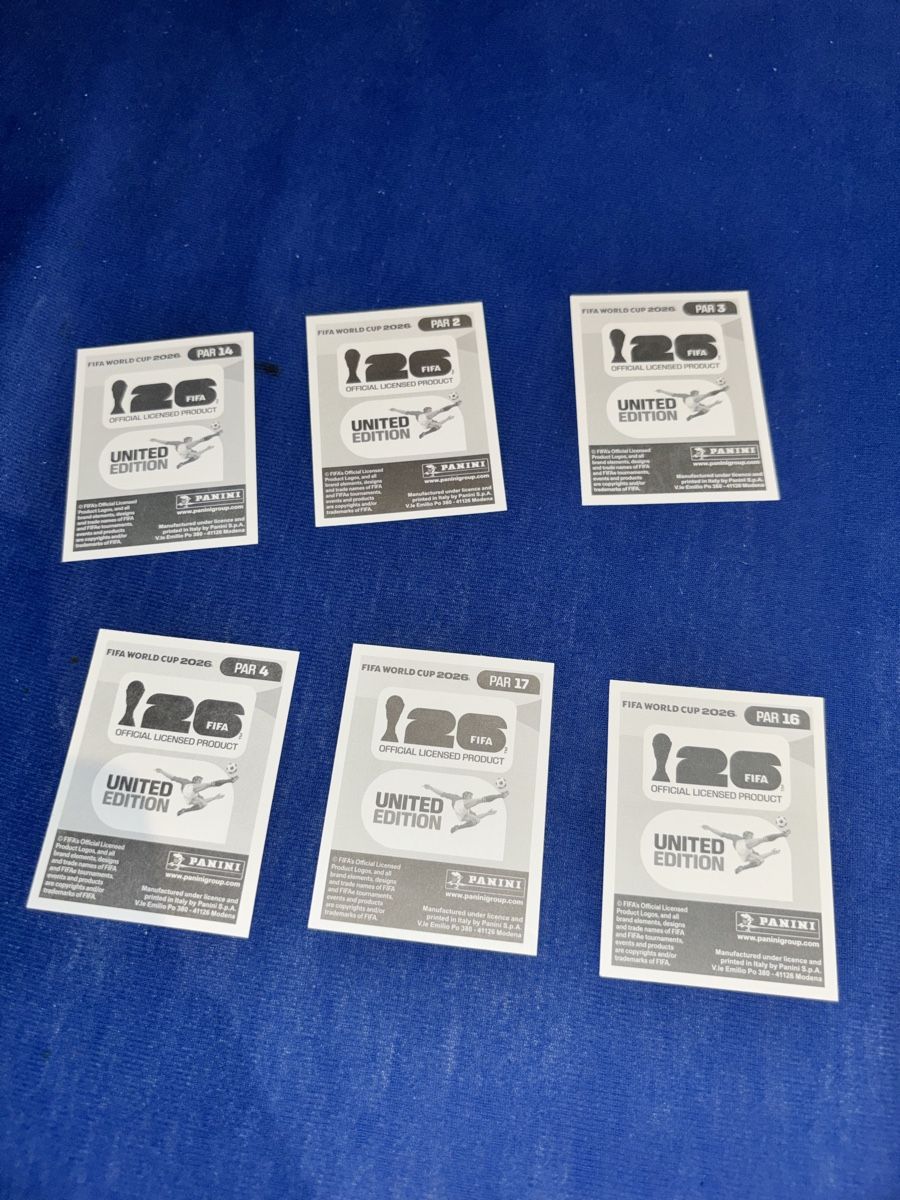 Panini Carte collezionabili: Paraguay 6x panini – Nuovo (secondo la descrizione) da Olten venduto da Melxnie_46 1