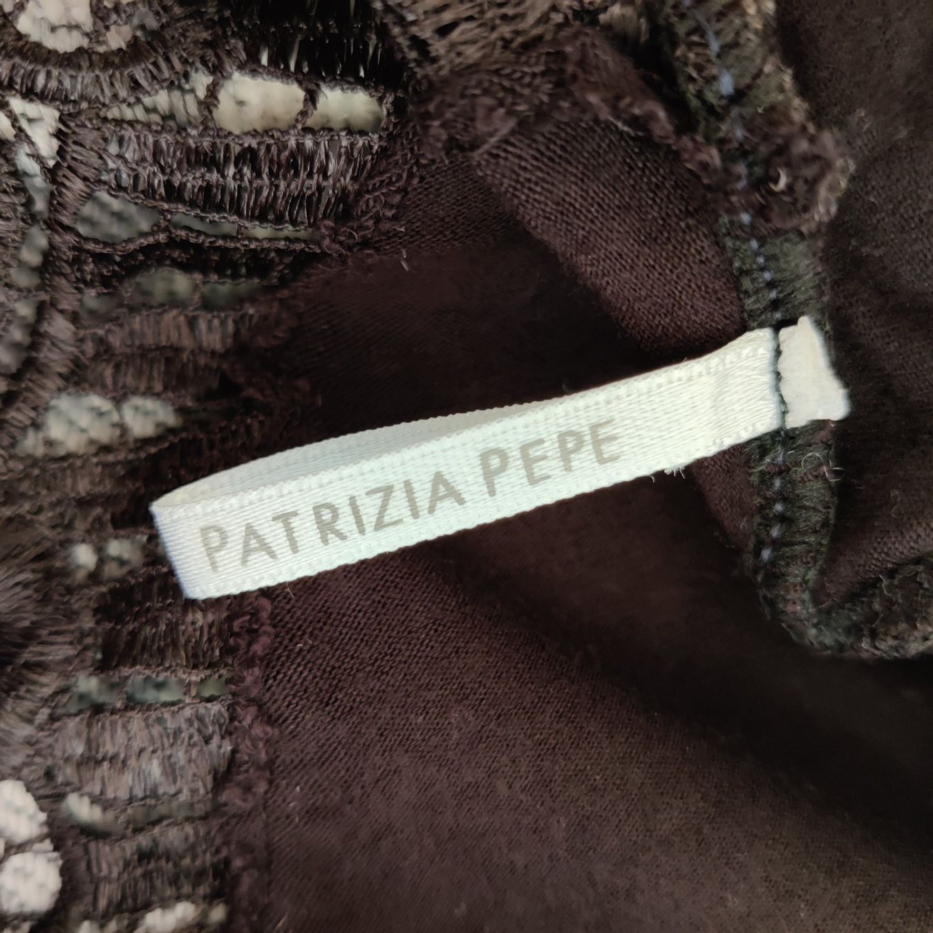 Patrizia Pepe Maglioni & Felpe: PATRIZIA PEPE Spitzen Pullover Pulli Bluse Shirt black Gr.S – Usato da Winterthur venduto da Lotusherz 2