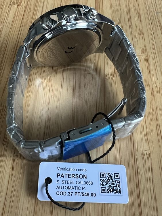 Paterson Uhren: Armband-Uhr Paterson Dual Time – Neu und originalverpackt aus Laufen von groove60 4