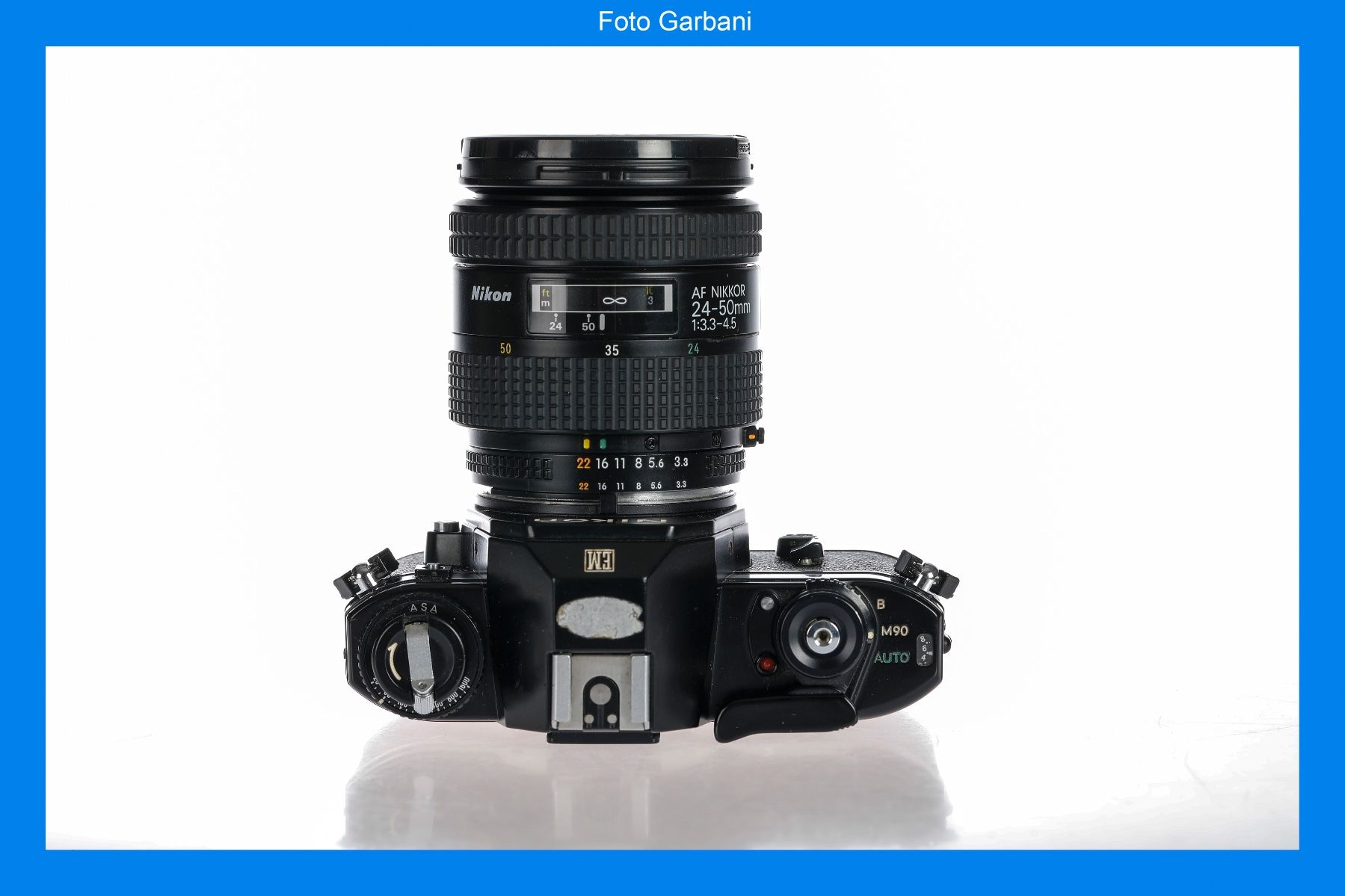 Nikon EM + Nikon AF 24-50mm f3.3-4.5 (Gebraucht) in Muralto für 