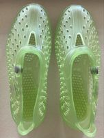 Chaussures de plage, vert transparent 