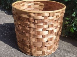 Schöner Korb aus Holzgeflecht - Vielseitig verwendbar 37 cm