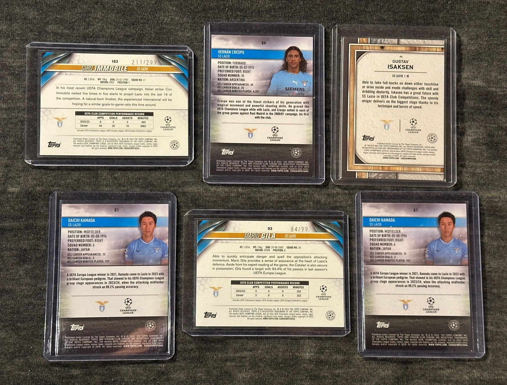 Topps Sammelbilder & Trading cards: LAZIO ROM SAMMLUNG – Neu (gemäss Beschreibung) aus Binz von Cediboy 4