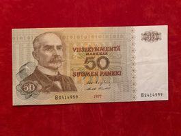 FINLAND - 50 Markkaa Serie 1977 - Vorzüglich / Superbe