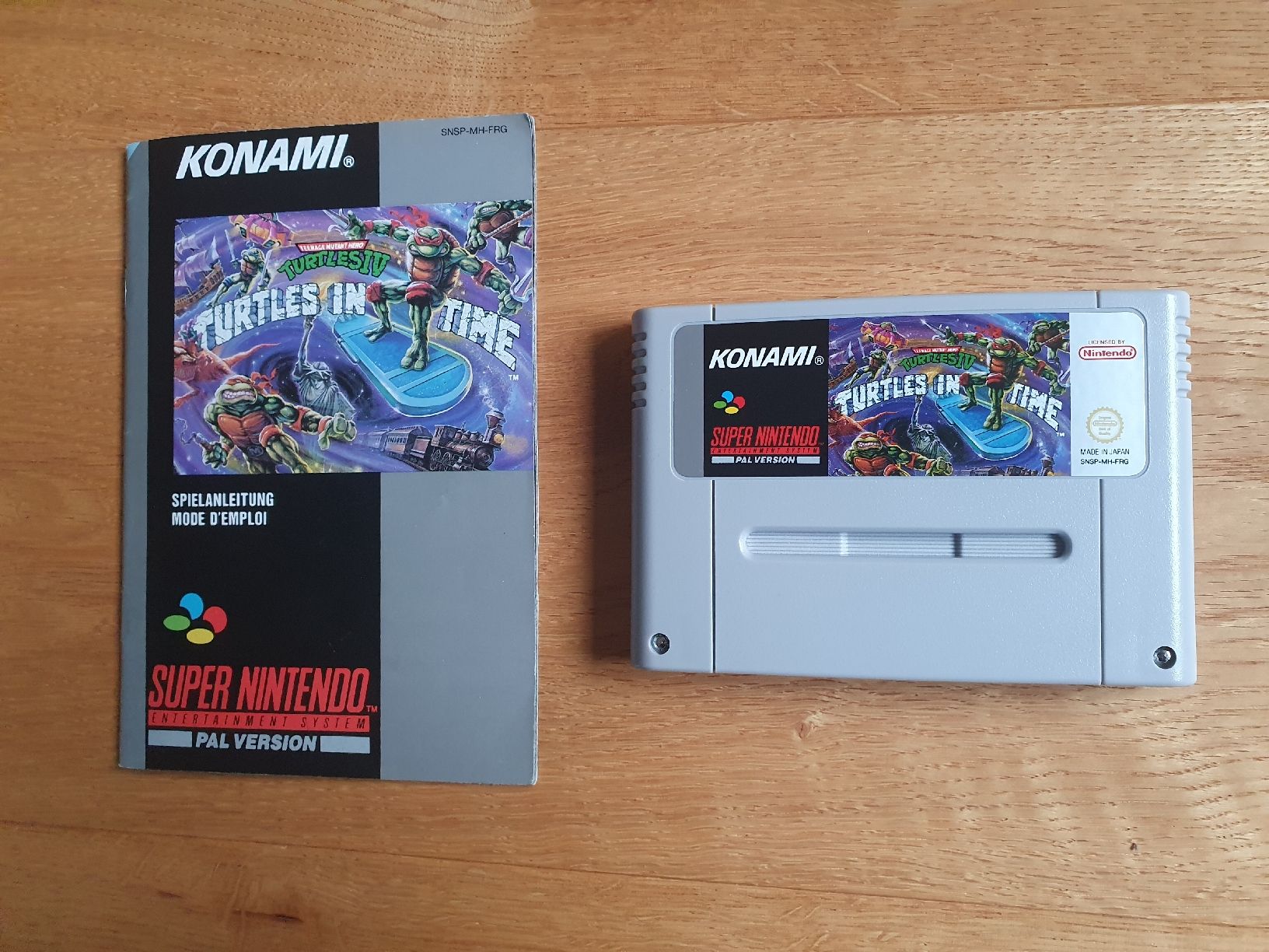 Nintendo Giochi: SNES Turtles in Time inkl. Booklet / Anleitung – Usato da Glis venduto da Shortbread_