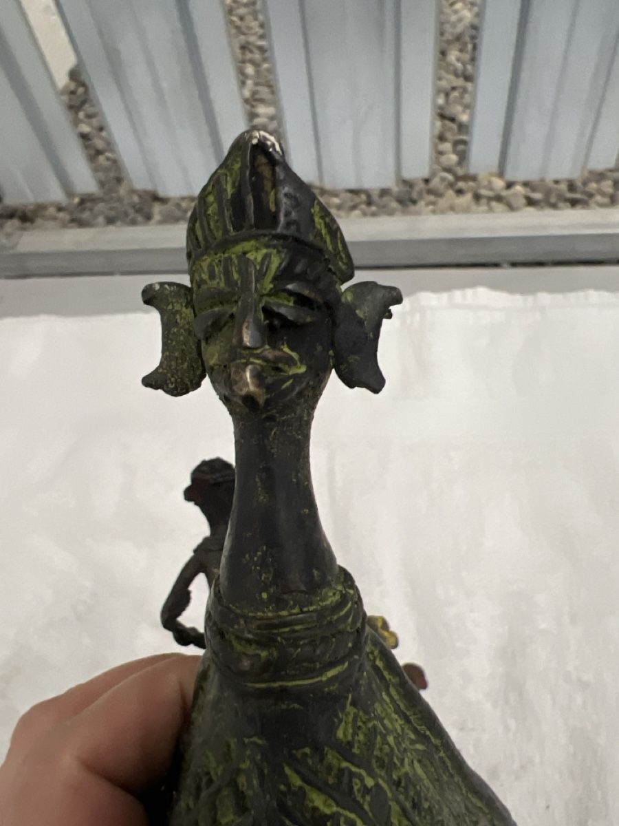 Statuette: Altes afrikanisches Boot,Bronzeguss-Handarbeit,Deko! – Usato da Zürich venduto da Privat_13 4