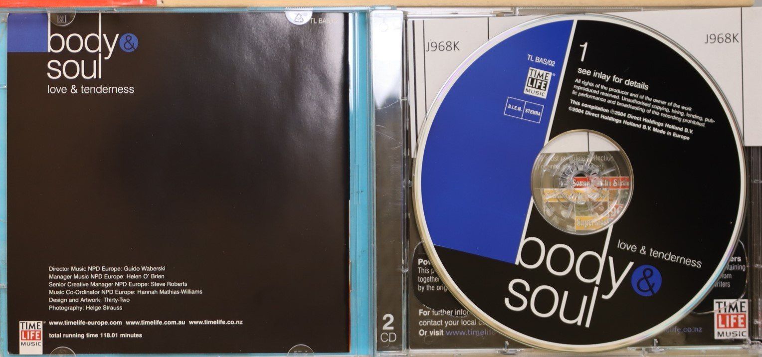 CD: Body Soul -Love & Tenderness – Usato da Luzern venduto da CONTENTI 1