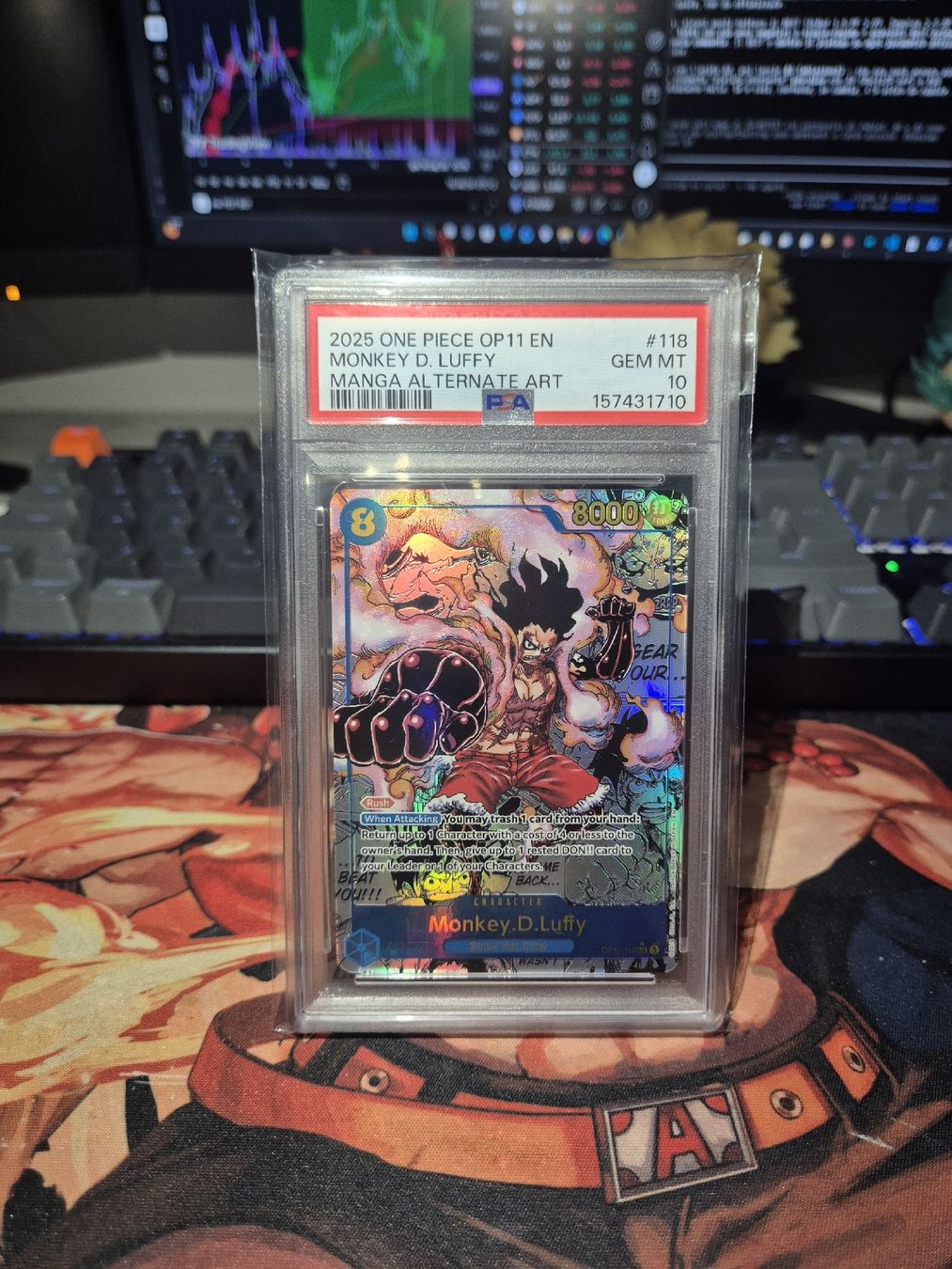 Bandai Carte collezionabili: One Piece - Monkey D. Luffy Manga PSA 10 ENG – Nuovo (secondo la descrizione) da Sementina venduto da asciar