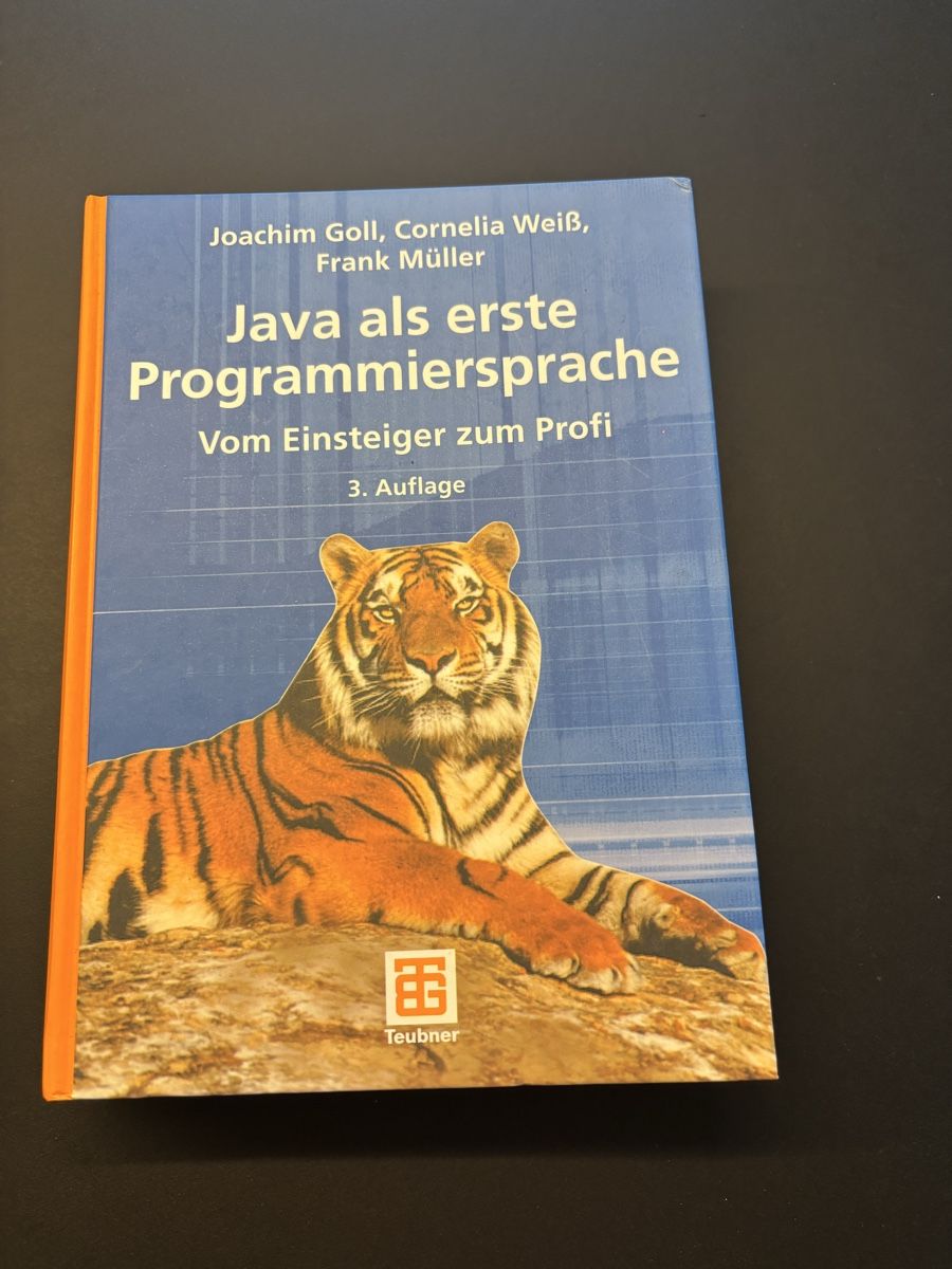 Libri: Java als erste Programmiersprache – Usato da Zürich venduto da chibaer