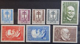Belgien Kat. 979-986 * 1953 Kat. 40 Euro