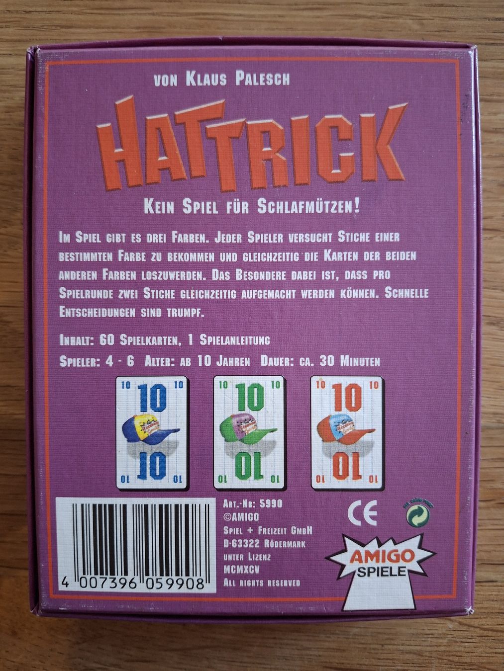 Amigo Giochi: Kartenspiel Hattrick – Usato da Zürich venduto da Vordermannd86 1