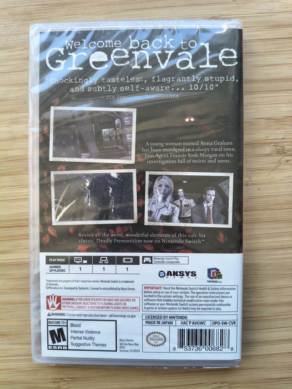 Spiele: Deadly Premonition Origins Sealed (Switch) – Neu und originalverpackt aus Riedholz von ste_96cd 1