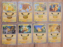 Pokémon - 30th Celebration - 8x Pikachu 🇺🇲