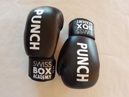Boxhandschuhe schwarz SBA PUNCH 10 OZ. NEU  + Zubehör