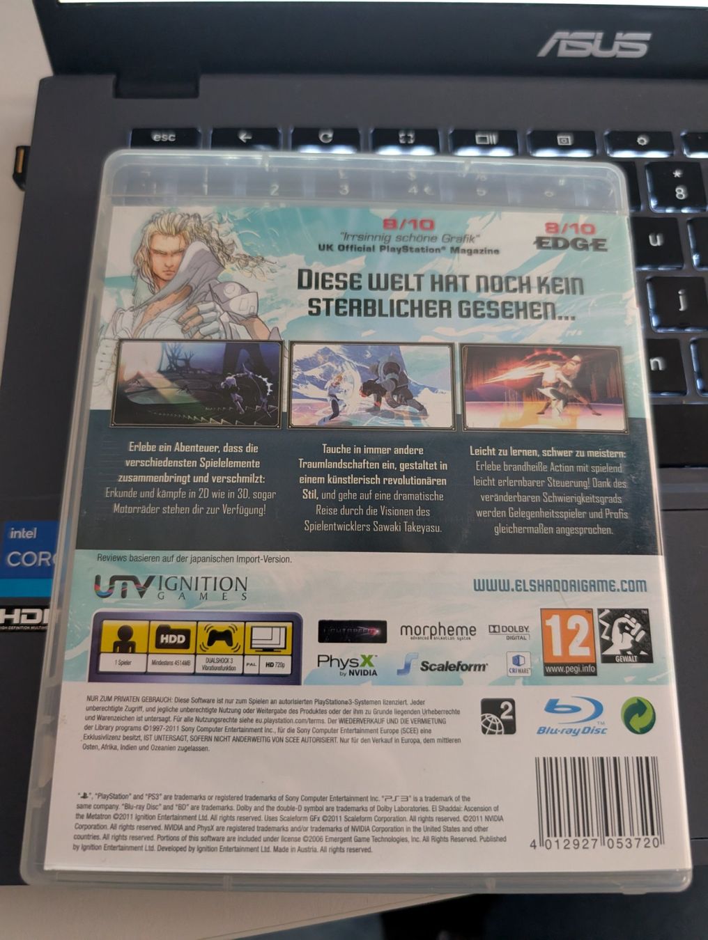 Giochi: El Shaddai Playstation 3 PS3 Game - CIB – Usato da Hünenberg See venduto da SpecialEditionGaming 1