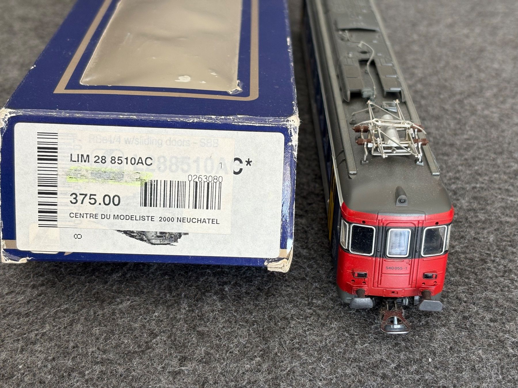 Lima Modellini di ferrovie: Lima 28 8510 Elok RBe 4/4 SBB – Usato da Hauterive NE venduto da eriamch 4