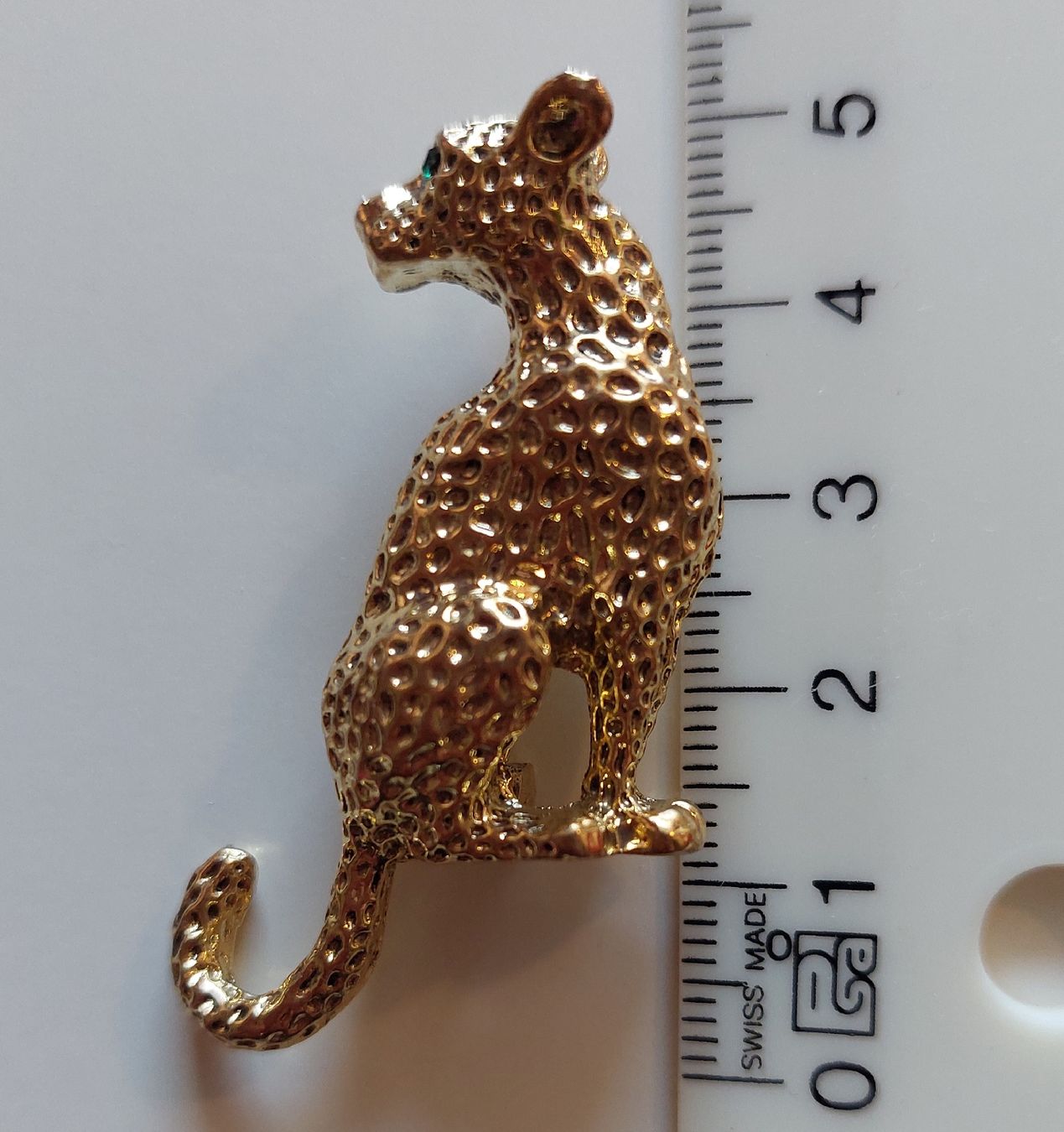 Broschen & Nadeln: Goldfarbener Vintage-Leopard Brosche – Neu (gemäss Beschreibung) aus Oberwil BL von Kukkaniitty 8
