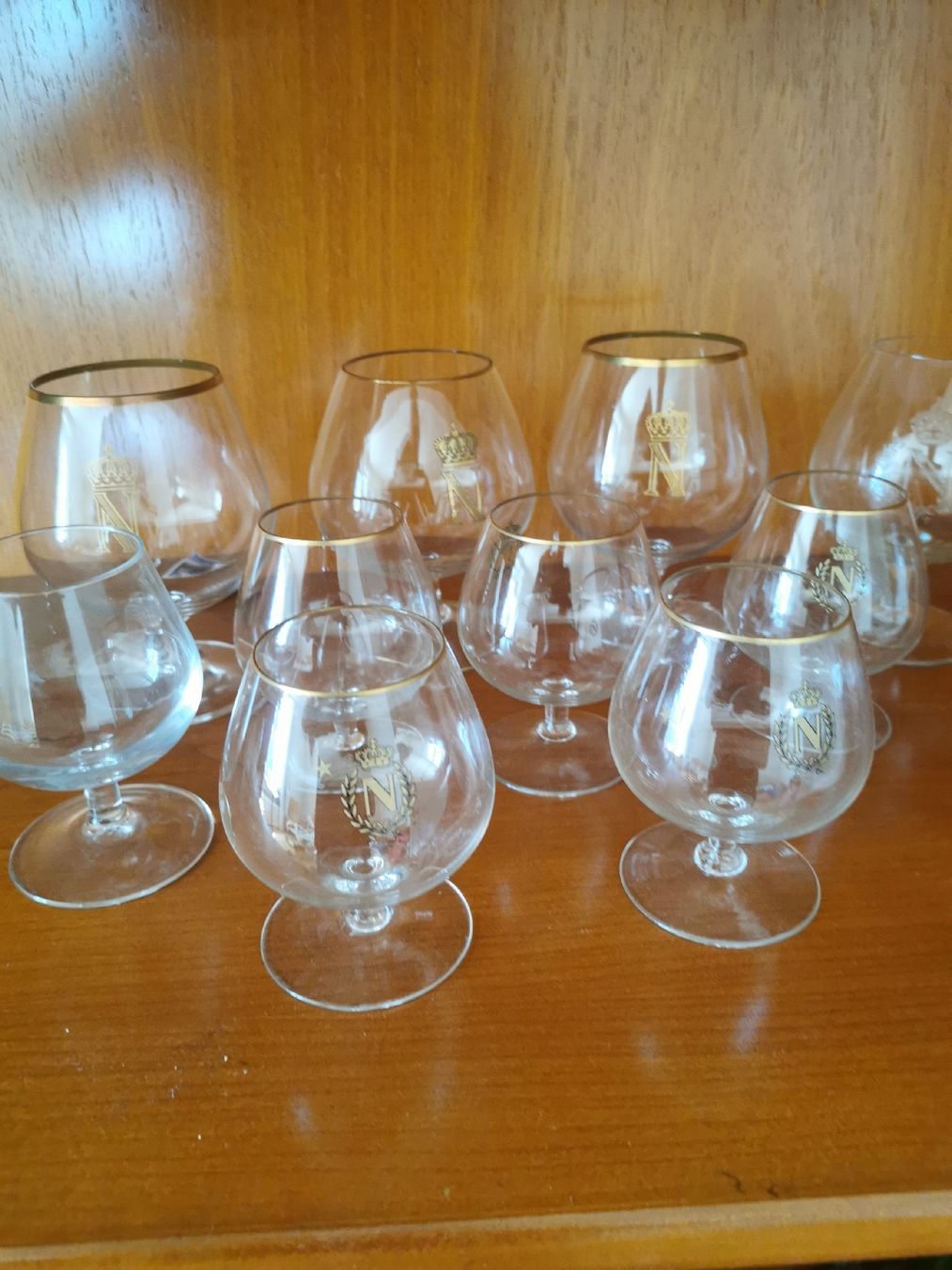 Bicchieri: Cognac Glaeser Set Goldrand Napoleon N Krone – Nuovo (secondo la descrizione) da Brislach venduto da ali_4rau 2