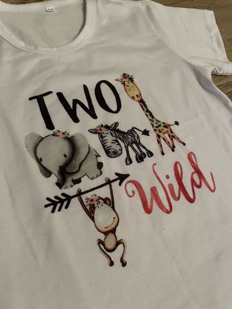 T-Shirts: T-Shirt "Two Wild", ca. Gr. 98 – Neu (gemäss Beschreibung) aus Winterthur von NaNa24 1