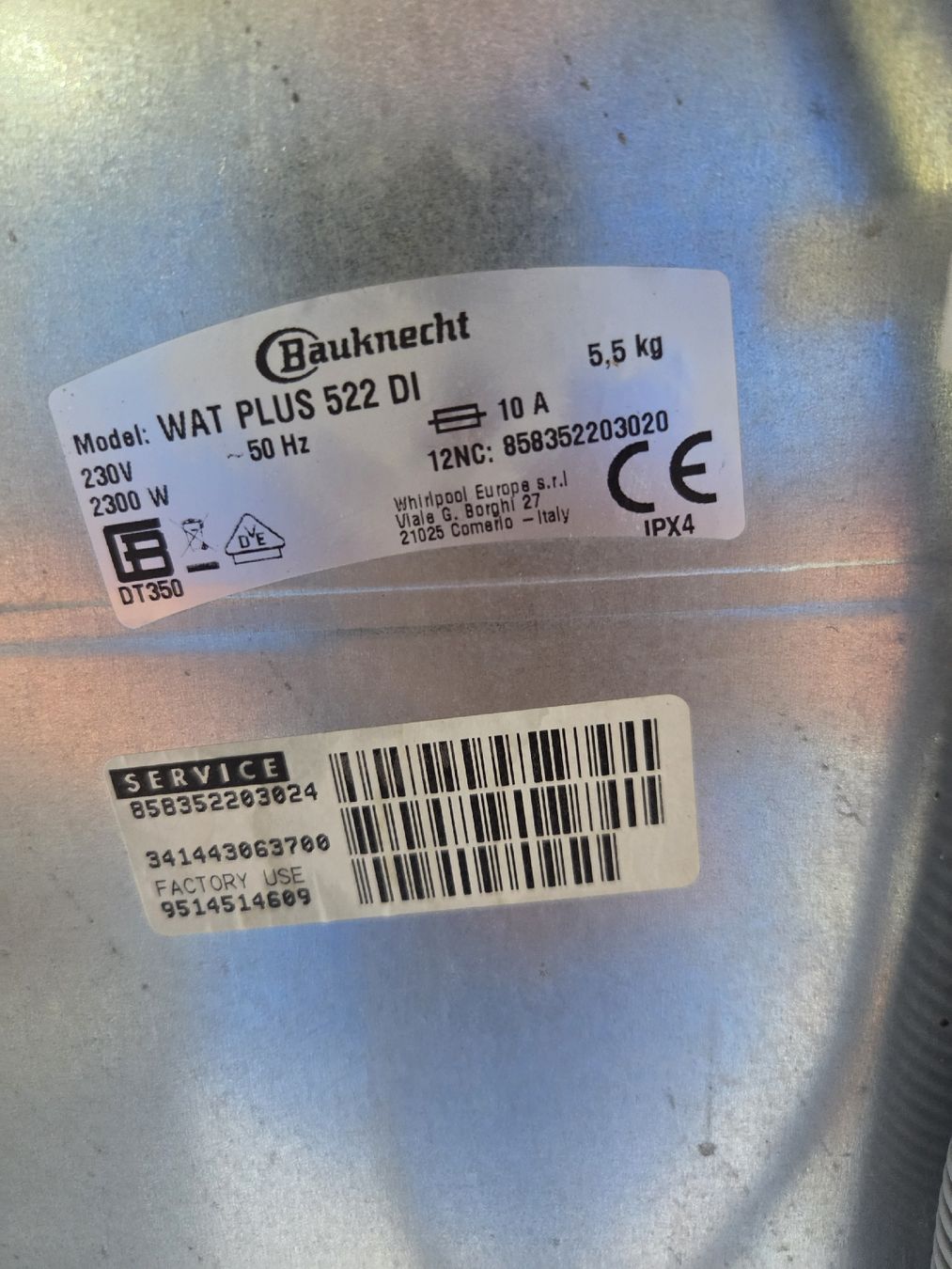 Bauknecht Machines à laver: Bauknecht Toplader  – D'occasion à Rorschacherberg par Masay 3