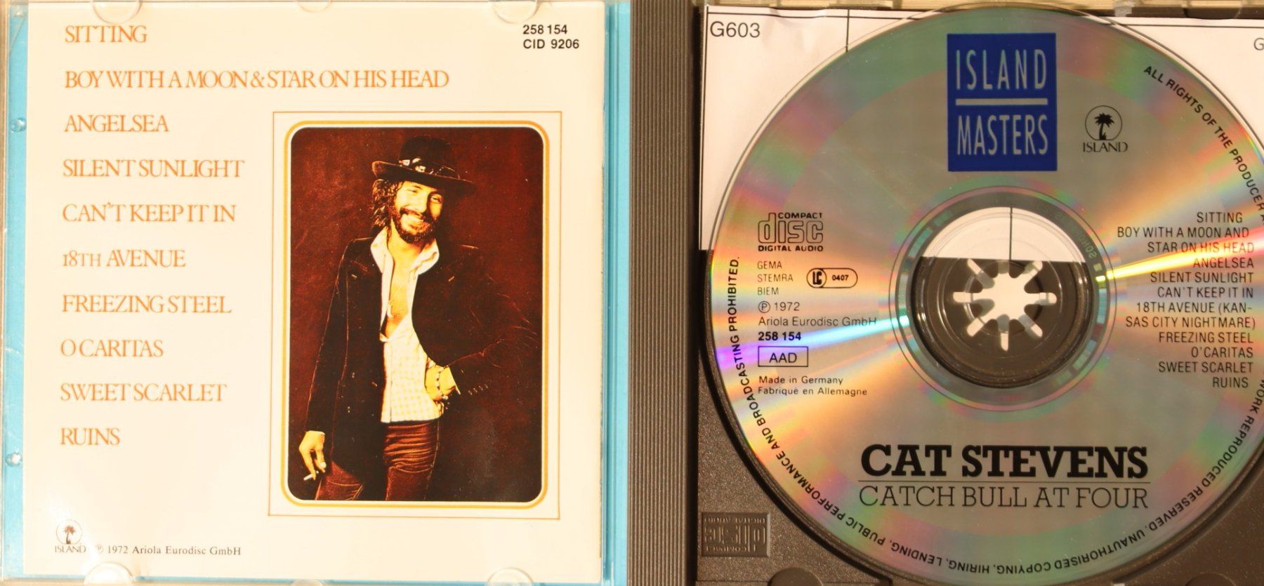 CDs: Cat Stevens ‎– Catch Bull At Four – Gebraucht aus Luzern von CONTENTI 1