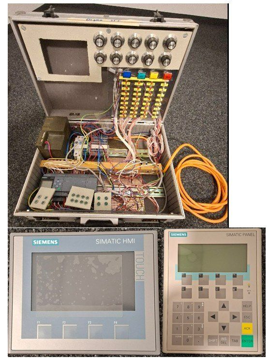 Siemens Componenti elettronici: Siemens SPS Steuerung Simatic Koffer mit Software + 2 Panel – Usato da Münsingen venduto da Seedy 7