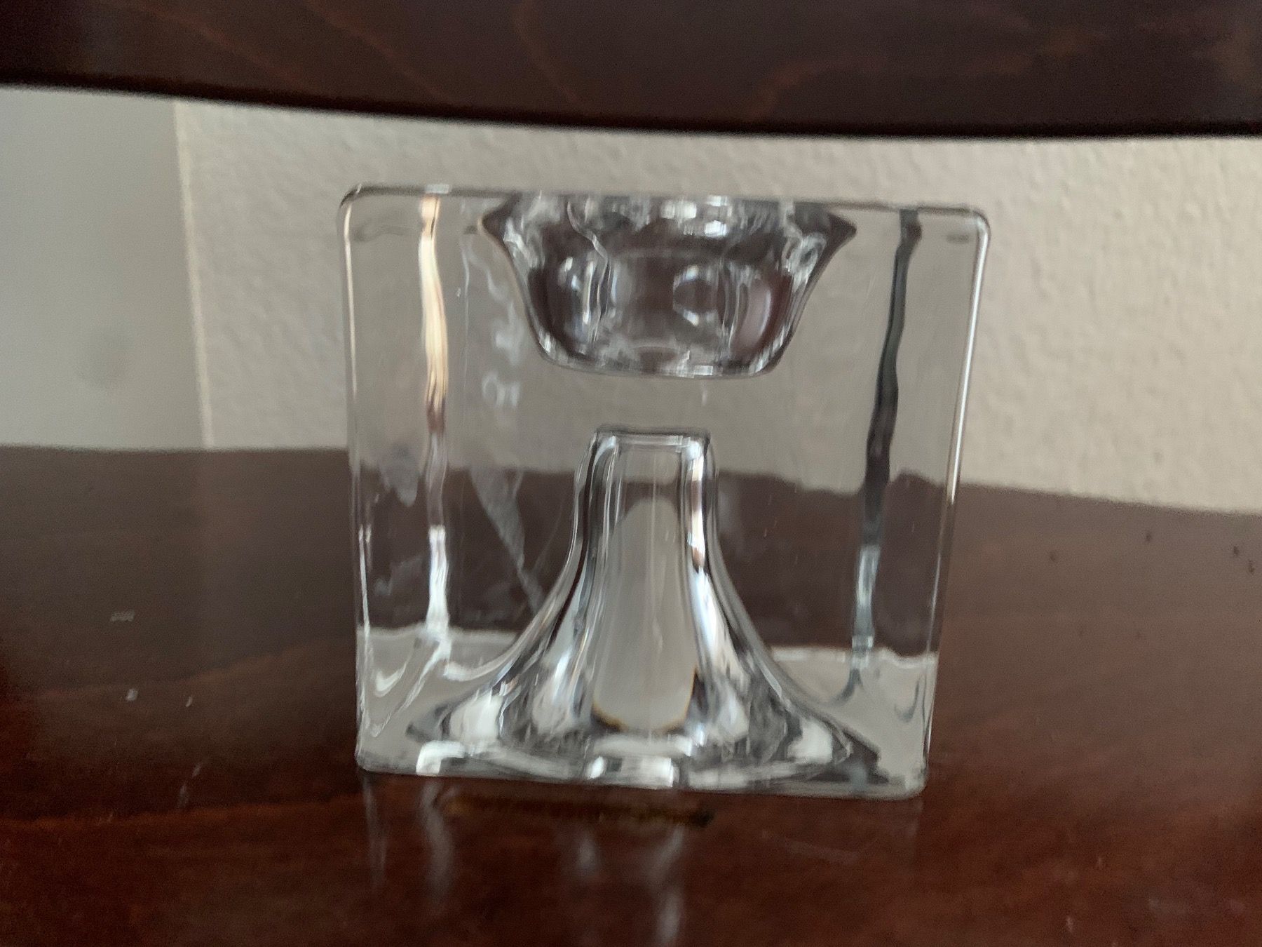 Portacandele: Wunderschöner Teelicht Halter aus massivem Glas – Nuovo (secondo la descrizione) da Ostermundigen venduto da des_t9vv 1