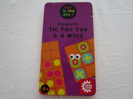 Reisespiel Tic Tac Toe & 4 Wins, Magnetisch
