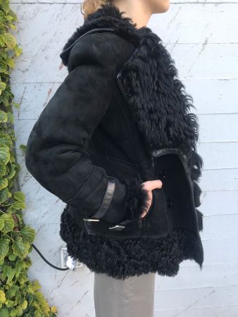 Lammfell Jacke Patrizia Pepe Gr 34 - 36