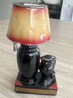 Tischfeuerzeug Lampe Katze Keramik Vintage gebraucht