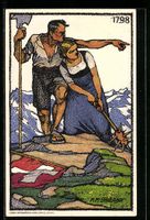 Schweizer Bundesfeier 1913, Bauernpaar a
