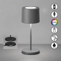 LED Aussen Tischleuchte RGBW, 28 cm Höhe