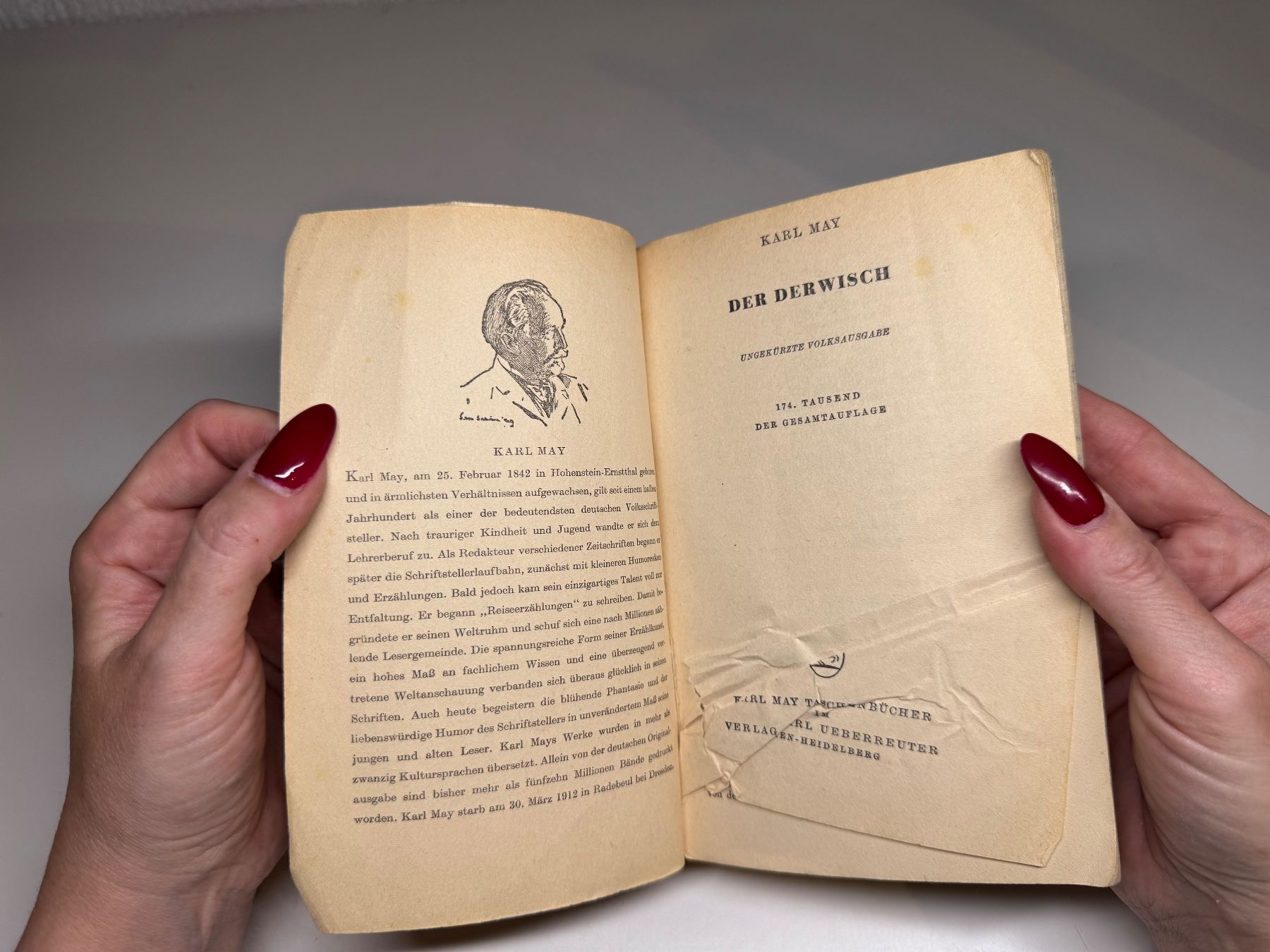 Libri: ROMAN: Karl May, Der Derwisch – Usato da Grosswangen venduto da Kleine.Knoepfe 3