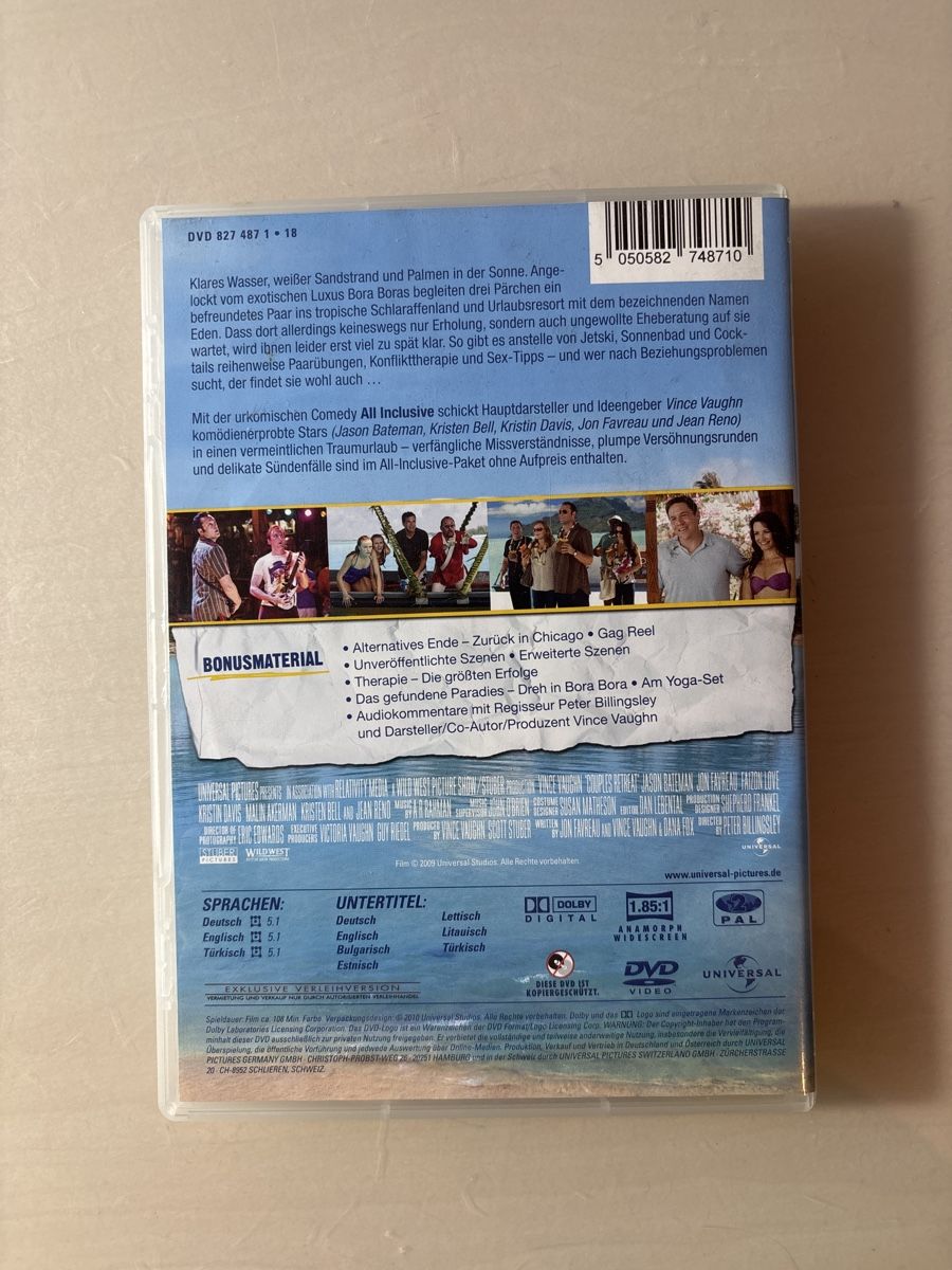Tutti i DVDs: Allinclusive – Usato da Ruswil venduto da Slivio_ 1