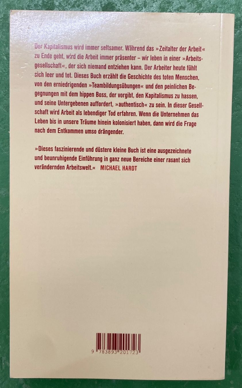 Bücher: Carl Cederstrom, Peter Fleming: Dead Man Working – Gebraucht aus Basel von Ostschweiz06 4
