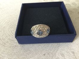 Modeschmuckring  Strasssteinchen gr.52