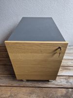 Schubladenstock m. Rollen, abschliessbar für unter Bürotisch