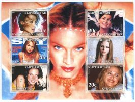Block "Madonna, Kylie Minogue, Britney Spears". Kirgisistan