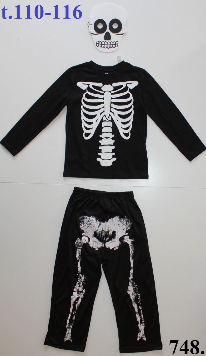Costumi: Costume squelette / Skelett t. 110 - 116 – Usato da Peseux venduto da CoolShoping